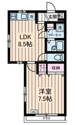 N・Kハイムの物件間取画像